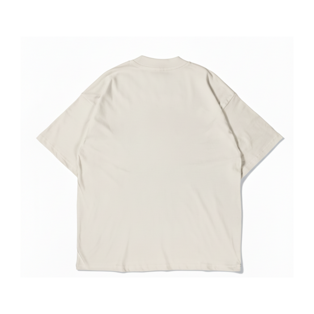 Boxy Fit Tee 250gms | Color Bone