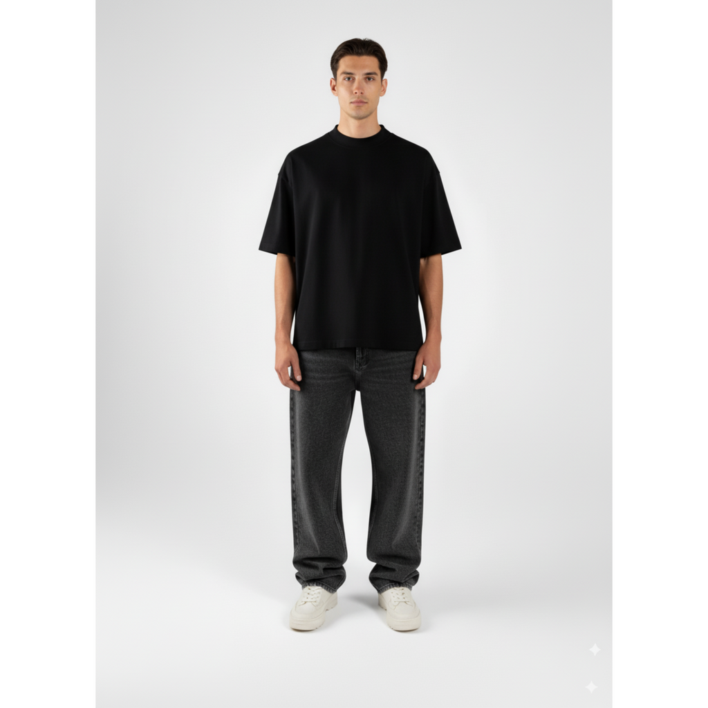 Boxy Fit Tee 250g | Color Black