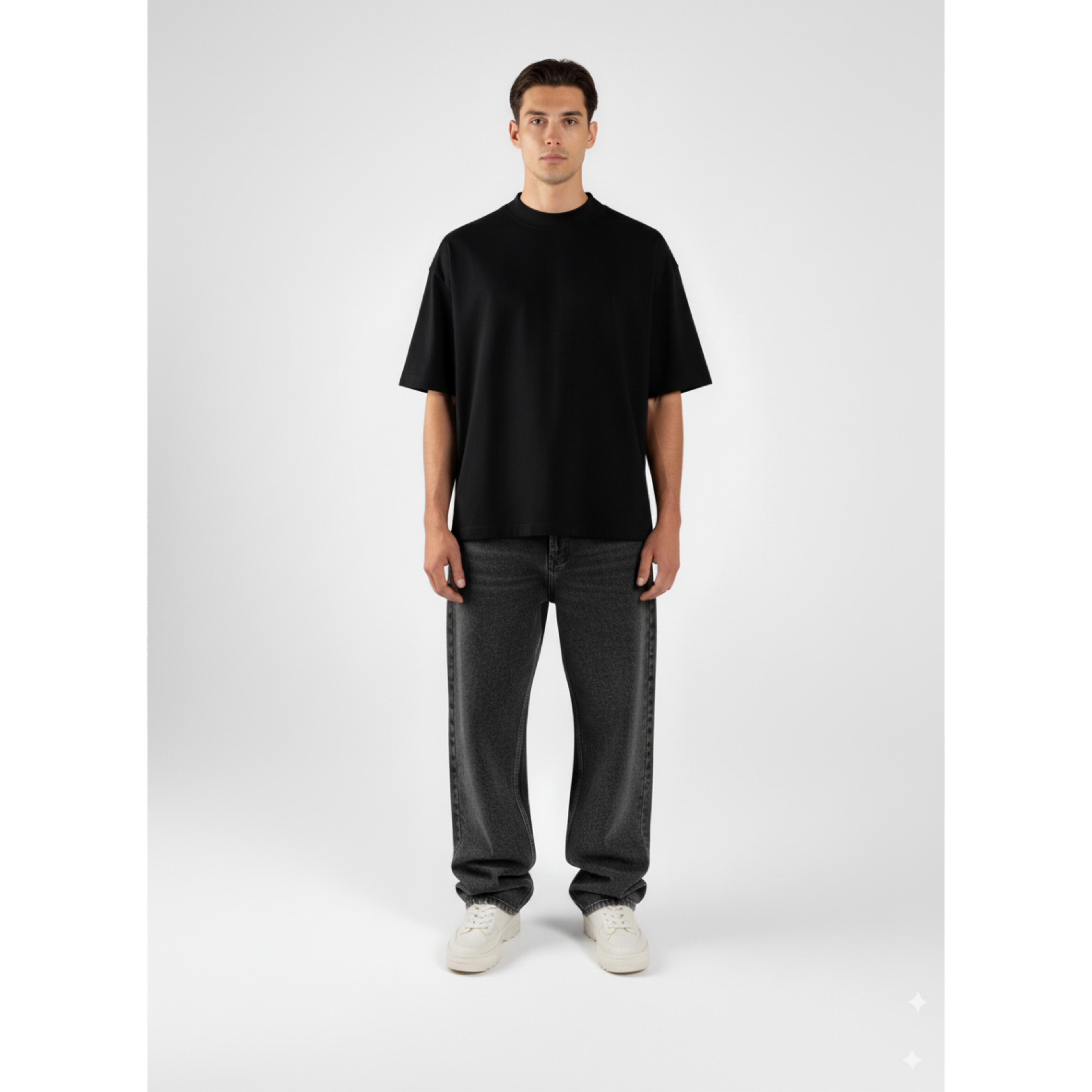 Boxy Fit Tee 250g | Color Black