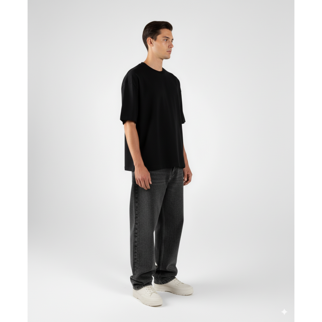 Boxy Fit Tee 250g | Color Black