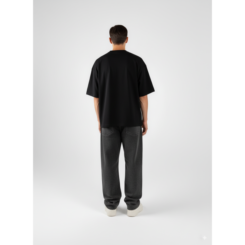 Boxy Fit Tee 250g | Color Black